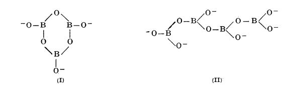 borat cu anion ciclic și borat cu anion in forma de lant